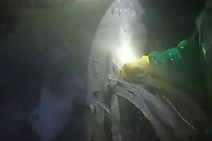 漳州消防水池堵漏现场