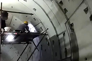漳州地铁堵漏现场视频